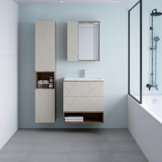 Ниша для тумбы Бриклаер Кристалл 4627125416866 70 см дуб крафт табачный